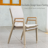 Ensemble de salle à manger d'extérieur moderne et confortable Meiqi avec grande table en dalle pour jardin, balcon, café, hôtel et cour