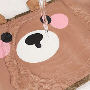 Karikatür ayı araba koltuğu ayak desteği evrensel Polyester hafif oto arka koltukta süspansiyon hamak tabure hamak - Product Image 5