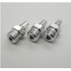Adaptador de tubo hexagonal de aluminio personalizado, piezas metálicas pulidas torneadas por CNC, conector de brida, servicio OEM para minería - Product Image 2