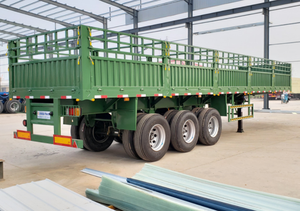 Semirremolque de Acero Fabricado en Shandong, Directo de Fábrica, Tamaño Personalizable, Capacidad de Carga Útil de 42500 kg, Eje Fuwa de 13T para Trabajo Pesado - Product Image 2