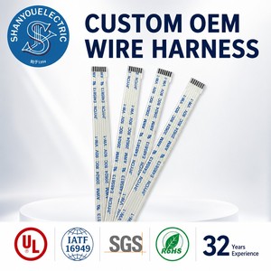 OEM AWM FFC/FPC <strong>Cable</strong> 12V VW 10pin 0.5mm 200mm Forward Direction Flexible Copper Core Electronic Environmentally Friendly PVC - Product Image 6