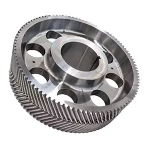 LinYao Tooth Harden Cement Mixer Large Module Gear External Double Helical Herrinbone Bull Ring Drive Gear