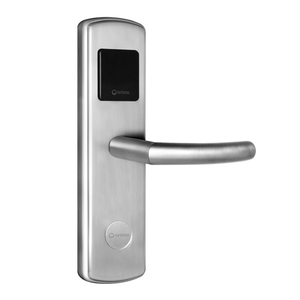 Cerradura Electrónica de Seguridad con Entrada sin Llave por Tarjeta RFID, Manija de Acero Inoxidable 304, Certificación CE/FCC/BHMA, Resistente al Agua IP54, ANSI/DIN - Product Image 1