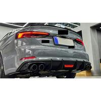 Pièces de rechange automobiles pour carrosserie, diffuseur arrière avec feux horizontaux pour Audi S5 A5 2017 - 2020