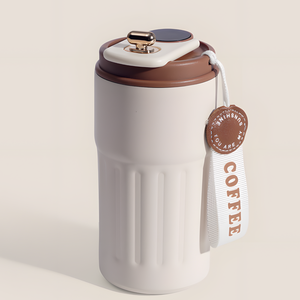 कॉफी थर्मोस बोतल कप फ्लैस्क नेतृत्व तापमान प्रदर्शन 316 स्टेनलेस स्टील स्मार्ट पानी की बोतल फिल्टर के साथ - Product Image 1