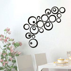 <b>Acrylic</b> Circle <b>Mirror</b> Wall Stickers Removable <b>Mirror</b> Wall Decals DIY Round Dots Wall Decoration Murals for Home Bedroom Decor - Product Image 5