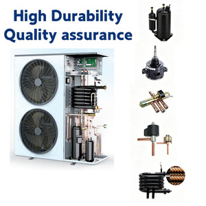 ปั๊มความร้อนอัตโนมัติแบบประหยัดพลังงาน -38C EVI DC <span class=keywords><strong>Inverter</strong></span> สำหรับอุปกรณ์สัตว์ปีก การเลี้ยงไก่ ระบบทำความร้อนและความเย็นแบบโมโนบล็อก อากาศสู่น้ำ - Product Image 4