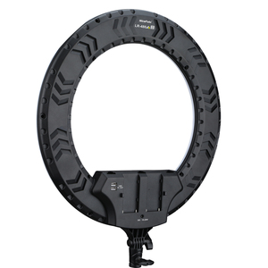 LR-480AII 50W NiceFoto18\" 3200-6500K Anneau lumineux LED Dimmable Diva avec diffuseur et support miroir pour éclairage <span class=keywords><strong>de</strong></span> studio <span class=keywords><strong>de</strong></span> maquillage - Product Image 4