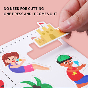 Libro de actividades para las fiestas navideñas, 21x14cm, juguete educativo para niños, libros de aprendizaje temprano - Product Image 3