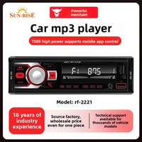 Reproductor MP3 Universal para Auto, Radio FM, Cargador USB Doble, Reproducción desde Memoria
