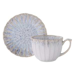 Ceramic Coffee <b>Cup</b> <b>Set</b> Nordic Style Porcelain Gradient Color Round Shape For Afternoon Tea - Product Image 3