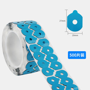 Pegatinas antideslizantes de doble cara de la serie Bl para lentes de gafas, 500 unidades, diseño circular antivaho, envasadas - Product Image 4