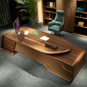 Le bureau exécutif <span class=keywords><strong>Continental</strong></span>-Plateau en placage de bois véritable pour les espaces de bureau et le leadership - Product Image 2