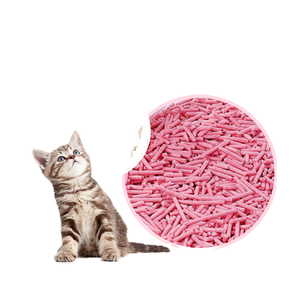 Litière pour <span class=keywords><strong>chat</strong></span> en tofu agglomérante anti-odeur en gros, faible teneur en poussière, parfum <span class=keywords><strong>poudre</strong></span> de bébé et rose, jetable aux toilettes - Product Image 1