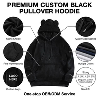 Hoodie Telinga Beruang Musim Gugur dan Musim Dingin, Tali Serut, Personalisasi, Modis, Kasual, Bulu Coral Fleece, Atasan Hoodie Tebal