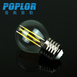 หลอดไฟ LED poplor E27 G45 B22 4 6 8W ไส้หลอดแก้ว220V สำหรับโคมระย้าไฟตั้งโต๊ะ - Product Image 2
