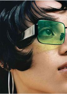 Hot Selling Fashion New Arrivals Small Frame <b>Black</b> <b>Sunglasses</b> UV400 <b>Rectangle</b> <b>Sunglasses</b> for Men 2021 - Product Image 2