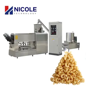 Complete Fully Automatic Macaroni Pasta Extruder Making Processing Machinery Plant
