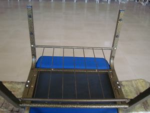 Chaises d'église adultes américaines bourgogne supports de gang chaise d'église en métal bon marché avec sièges d'église de Logo en vente - Product Image 5