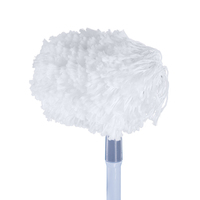 Brosse de lavage de voiture multifonctionnelle à long manche en fibres ultra-fines, équipée d'une tige extensible et d'une brosse de détail douce