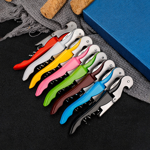 <span class=keywords><strong>Tire</strong></span>-<span class=keywords><strong>bouchon</strong></span> à double charnière couleur personnalisée, ouvre-bouteille, couteau de bar en forme d'hippocampe <span class=keywords><strong>avec</strong></span> lame courte pour sommelier, serveur, barman - Product Image 6