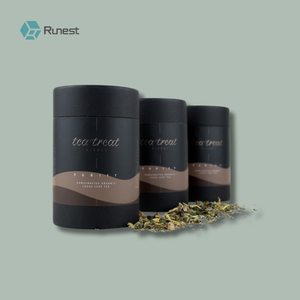 Envase <span class=keywords><strong>de</strong></span> <span class=keywords><strong>Cartón</strong></span> Redondo Personalizado con Tapa <span class=keywords><strong>para</strong></span> Almacenamiento <span class=keywords><strong>de</strong></span> Té, Café y Especias - Product Image 3