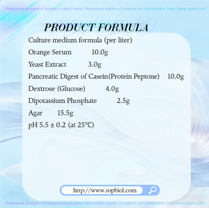 <span class=keywords><strong>Agar</strong></span> con Suero Naranja para la Aislación y <span class=keywords><strong>Cultivo</strong></span> <span class=keywords><strong>de</strong></span> <span class=keywords><strong>Bacterias</strong></span> Resistentes al Ácido - Product Image 3