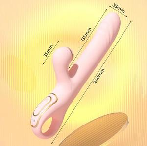 Calefacción 9 velocidades succión punto G masaje 6 wriggle modos de movimiento vibrador para mujer mango eléctrico USB carga vibradores juguete sexual % - Product Image 4