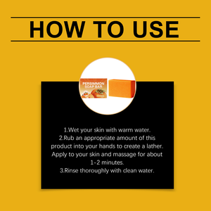 Persimmon Fresh Bath <b>Soap</b> Gentle Formula Daily Cleansing Body Skin Refreshing Bath <b>Soap</b> - Product Image 3