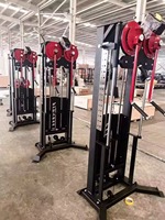 DINUO Machine multi-exercices sur pied, Appareil commercial de levée latérale, Machine à écartement des pectoraux et des épaules à double pile de poids