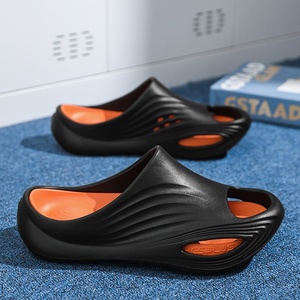 Chaussons de sport d'été pour hommes, confortables, antidérapants, résistants aux odeurs, à semelle épaisse en EVA, pour adolescents, pour la maison et le sport - Product Image 3