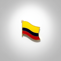 GREPAS GIFTS Épinglette drapeau de la Colombie de 1 pouce, épinglette patriotique pour chapeau, épinglette de pays du monde