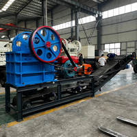 Concasseur à mâchoires diesel compact PE 200*300, direct usine, pour agrégats de construction et pierre de carrière, marbre