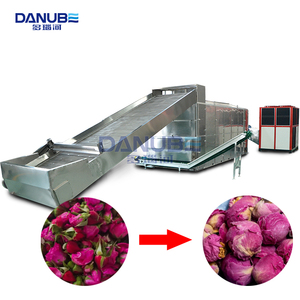 Factory Price Mesh Belt Dryer Flowers Drying Machine Roses Dryer Flowers Cleaning and Drying Machinery Rose Dehumidifier Machine - Product Image 1