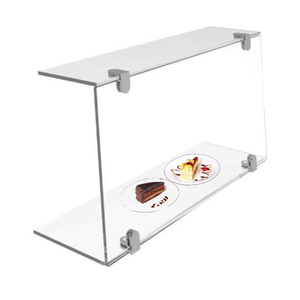 Protector de pantalla acrílico transparente para estornudos de alimentos para Buffet, protector de estornudos, pantalla higiénica para alimentos, pantalla protectora de plástico transparente - Product Image 2