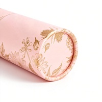 Cajas de Tubos de Papel Dorado para Perfumes, Vino, Whisky y Cosméticos - Material Reciclado Ecológico y Duradero