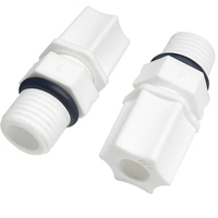 1/4 conectores macho JACO conector de compresión de plástico para sistemas de ósmosis inversa enfriador de agua de filtración de agua