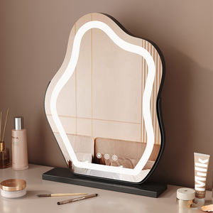 Specchio per il Trucco LED HD con Illuminazione, Specchio da Tavolo Intelligente per Camera da Letto, Design Minimalista e Irregolare - Product Image 2