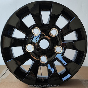 F80A32 16x7 18x8 5x165.1 Noir Machine Face Sainbo Old School Off Road Pick up Suv Mags Jantes en alliage d'aluminium - Product Image 5