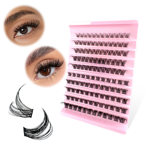 K028 <span class=keywords><strong>Faux</strong></span> <span class=keywords><strong>Cils</strong></span> Naturels Mixtes D3+J04 Vente en Gros Commerce Extérieur <span class=keywords><strong>Cils</strong></span> Éventail DIY avec Compensation pour Emballage Endommagé - Product Image 3