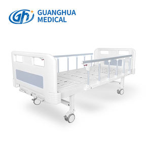 سرير طبي من Guanghua بمقبض ABS من الفولاذ المقاوم للصدأ من فئة التصميم اليدوي أحادي السفرة للاستخدام في المستشفى ضمان لمدة 3 سنوات - Product Image 5