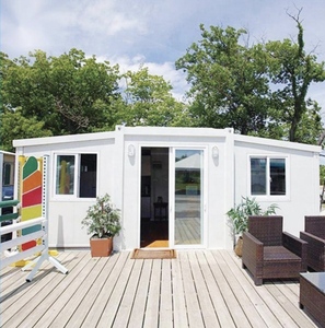 Sang trọng hiện đại bà phẳng Trailer nhà tiền chế container, ngôi nhà nhỏ với Trailer - Product Image 1