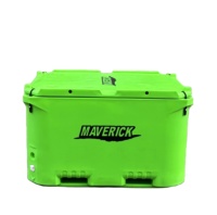 Glacière rotomoulée 1000L isolée PUR, sac de transport pour produits de la mer avec paroi épaisse de 65 mm pour la chaîne du froid