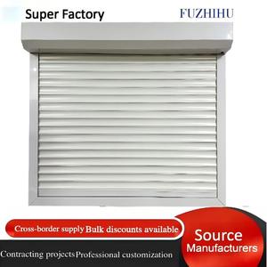 Puerta Enrollable Automática Moderna <span class=keywords><strong>de</strong></span> Aluminio, Ventana Enrollable <span class=keywords><strong>Aislada</strong></span> para Seguridad Residencial en Villas, Resistente a Huracanes - Product Image 2