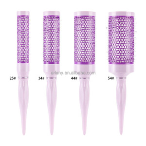 ARLANY Peigne rouleau en céramique résistant à la chaleur pour le séchage des <span class=keywords><strong>cheveux</strong></span> Peigne à friser en aluminium <span class=keywords><strong>Brosse</strong></span> <span class=keywords><strong>ronde</strong></span> ionique en céramique pour souffler - Product Image 3