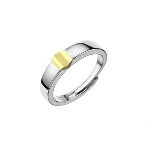 925 <b>Silver</b> Plated Romantic Magnetic Attract Each Heart Puzzle Couple <b>Ring</b> for Lover Man Woman <b>Adjustable</b> Open Wedding Jewelry - Product Image 2