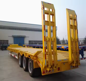 Heavy-Duty Articulated Low-Bed Semi-<b>Trailer</b> <b>Commercial</b> <b>Truck</b> <b>Trailers</b> Product - Product Image 2