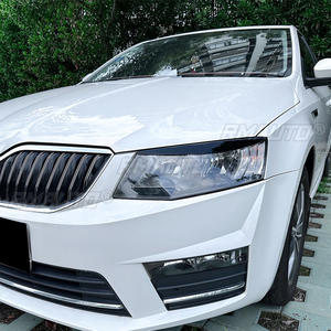 2 pièces de garnitures de phares de voiture pour Skoda Octavia MK3 2015-2017, autocollants de phares, garnitures de phares - Product Image 6