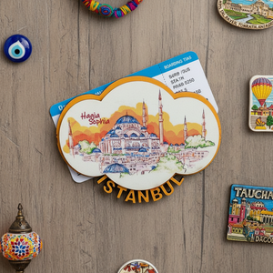 Special Design Wooden Magnet Cultural and Tourism <b>Gift</b> <b>Set</b> - Product Image 3