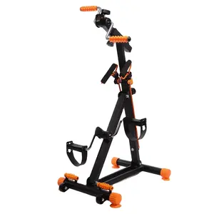 Neues Design Dual Bike Home Gym Ausrüstung Klapp pedal Exerciser Faltbares Mini Bike für Behinderte